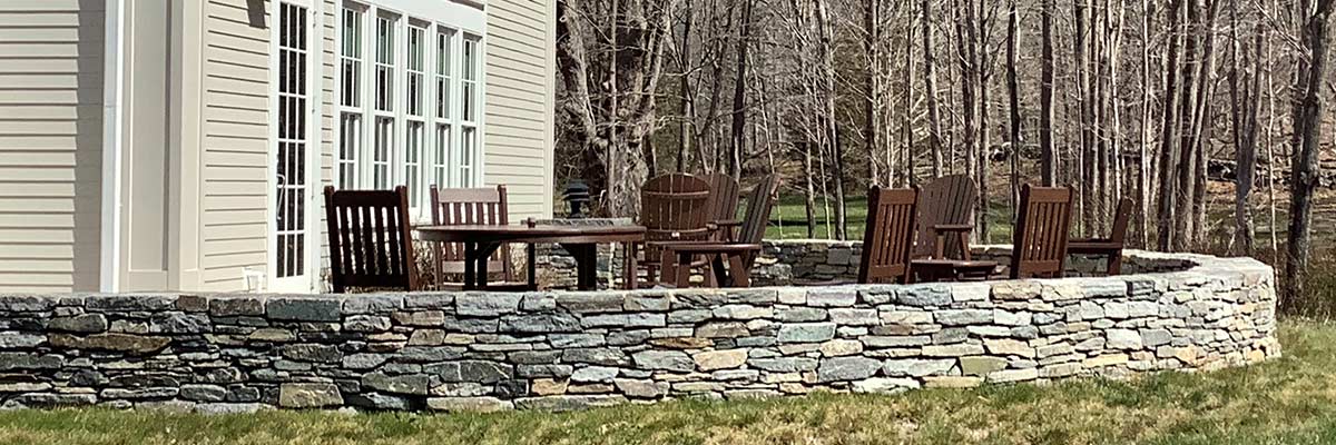 Lyme Public Library patio